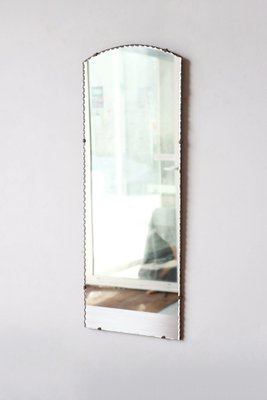 Specchio verticale smussato, anni '50 in vendita su Pamono
