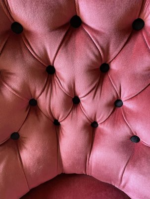 Sedia da camera da letto vittoriana rosa in vendita su Pamono