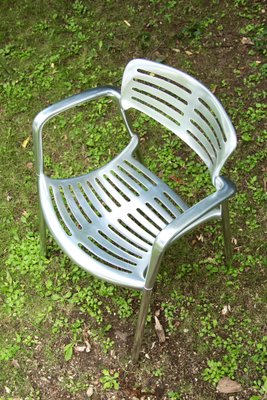 Vintage Spanish Metal Chair by Jorge Pensi for Amat 3, 1980s for
