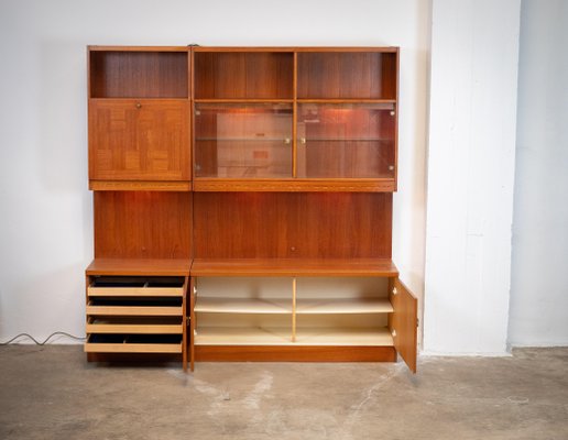 Mid Century Wall Unit Cabinet by Nils Jonsson for Troeds
