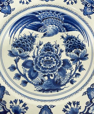 Dutch Delft Porceleyne Fles Wall Plate, 1960 for sale at Pamono