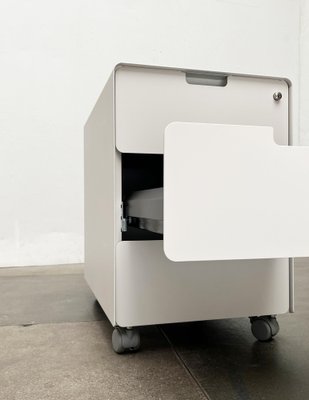 ATM Series Metal Office Trolley Container by Jasper Morrison for