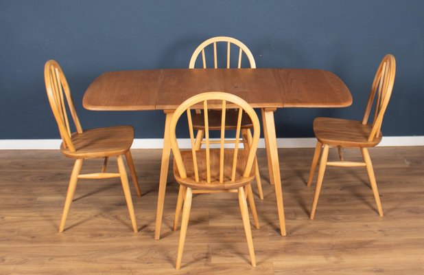 Model 383 Dining Table and Chairs by Lucian Ercolani for Ercol Set of 5
