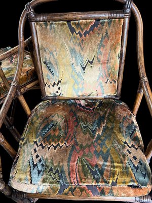Art Deco Cane and Rattan Chair from Angraves of Leicester 1890s