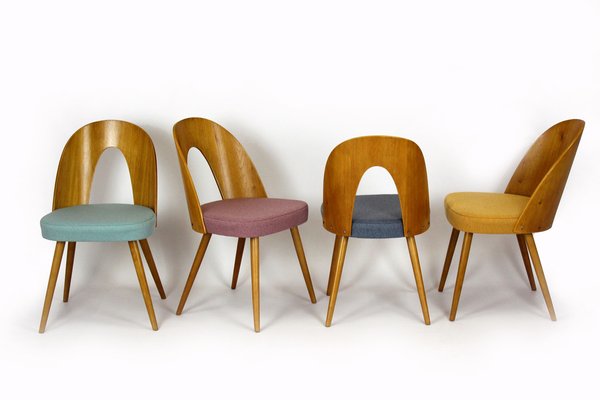 Dining Chairs attributed to Antonin Suman 1960s Set of 4 for