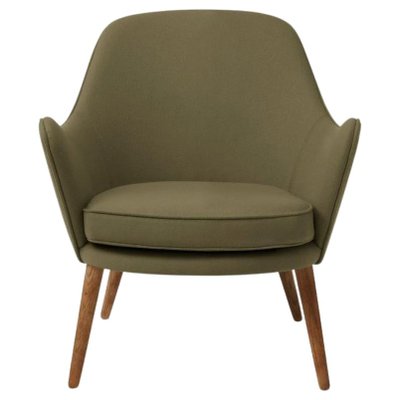 Dwell Lounge Chair in Olive by Warm Nordic for sale at Pamono