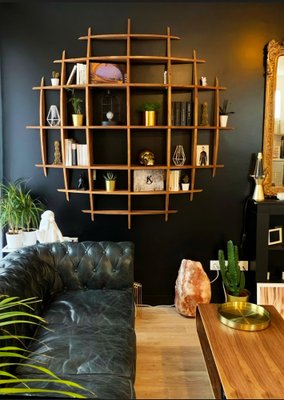 Big Round Pine Shelves by David Renault for sale at Pamono