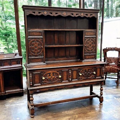 Oak dresser sale tall