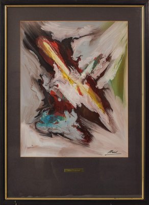 Signed (Unidentified at Present), Abstract Composition, 2010, Oil
