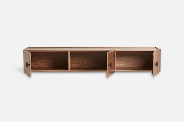 Walnut Array Low Sideboard 150 by Says Who for sale at Pamono