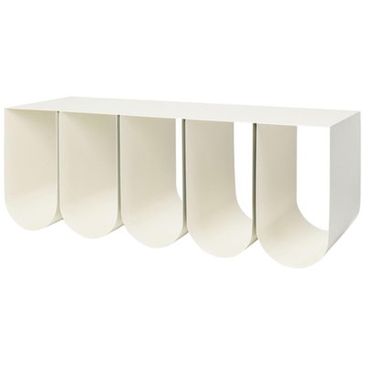 Steel Curved Bench by Kristina Dam Studio for sale at Pamono