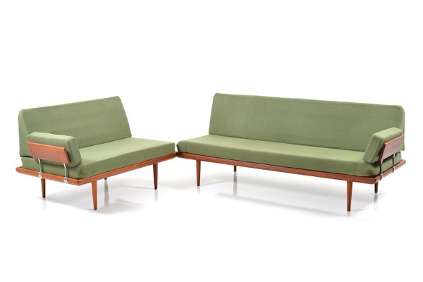 set de canapé minerva par peter hvidt & orla mølgaard nielsen pour