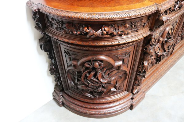 処分大幅特価*´ω｀*ビンテージユニ98フランスWCupドイツ☆超レア品♬ Large French Hunt Cabinet in Oak attributed to Alexander Roux