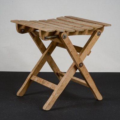 Small folding wooden stool deals