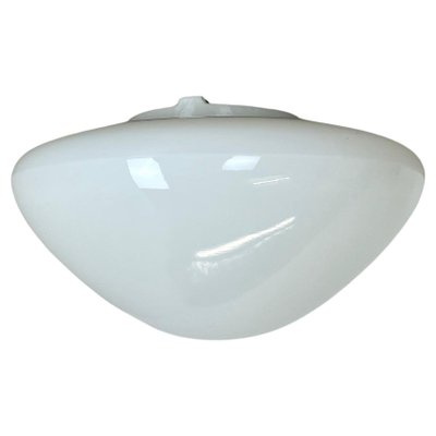 Glass Wv339 Ceiling Light attributed to Wilhelm Wagenfeld for