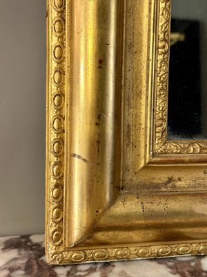 19th Century French Louis Philippe Style Golden Gilt Mirror
