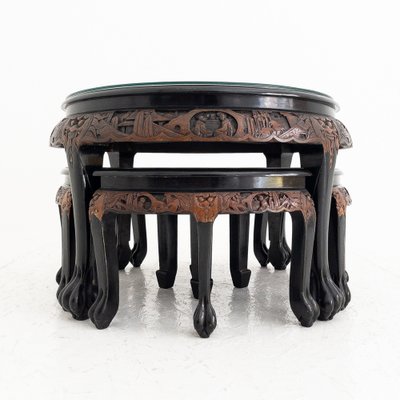 Tea table with stools discount