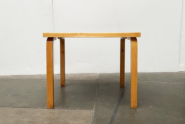 Mid-Century Red Dining Table or Desk by Alvar Aalto for Artek