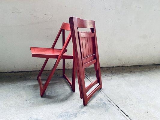 Set of Vintage Trieste Folding Chairs by Aldo Jacober for Bazzani