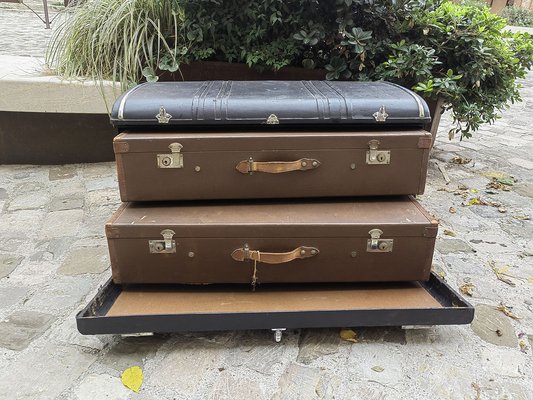 Travel Trunk by Mario Reggiani, 1940s for sale at Pamono