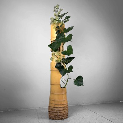 Mid-Century Bamboo Ikebana San-Ju-Giri Vase, Japan, 1950s