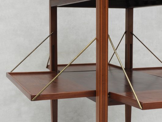 Mid-Century French Expandable Bar or Serving Table with Removeable