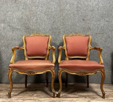 Louis XV Style Armchairs, Set of 2 for sale at Pamono