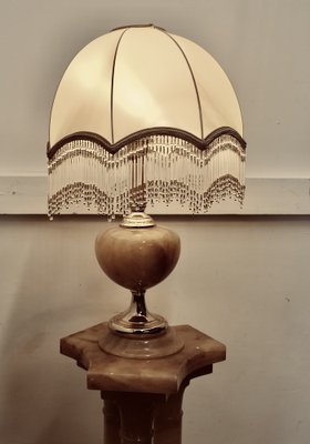 Vintage italian sale marble lamps