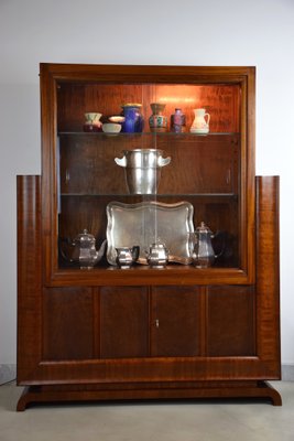 Art Deco Light Up Display Cabinet 1930s For Sale At Pamono