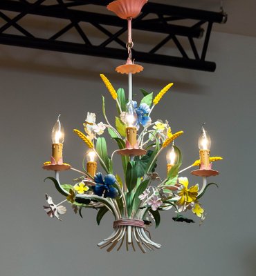 French Tole Chandelier French Tole Chandelier