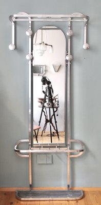 Art Deco French Polished Aluminum Coat Stand 1930s for sale at Pamono