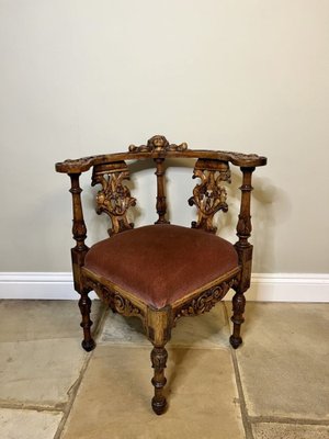 Corner outlet chair vintage