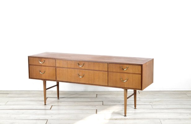 Mid Century Teak and Brass Sideboard from Meredew 1960s for sale
