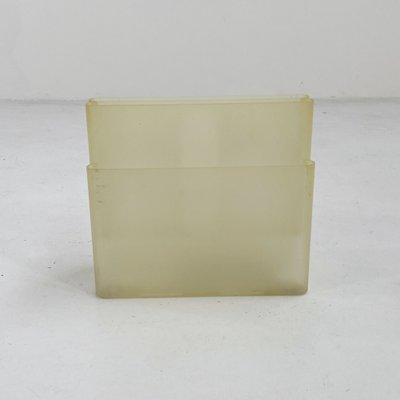 Yellow Acrylic Glass Magazine Rack by Giotto Stoppino for Kartell, 1970s  for sale at Pamono