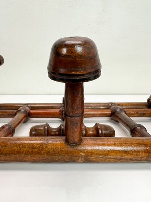 Antique French Faux Bamboo Coat Rack, 1890s for sale at Pamono