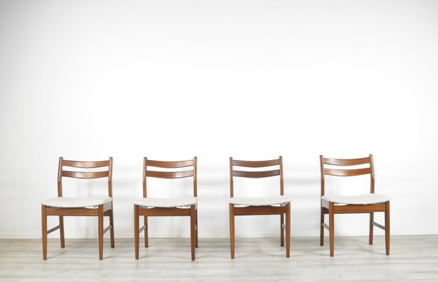 Vintage Teak Dining Chairs from Meredew 1960s Set of 4 for sale