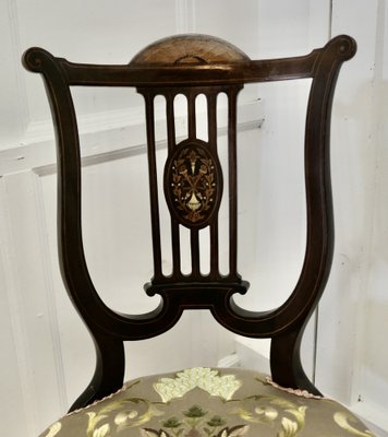 Lyre Back Revolving Cello Chair 1890s for sale at Pamono