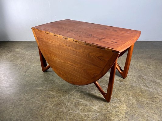 Mid-Century Teak Dining Table attributed to Kurt Østervig, 1960s