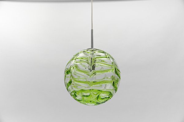 Green murano glass online lamp