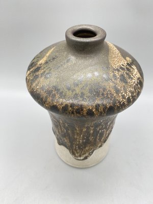 ドイツ Studio potteryの花瓶 】Fat lava 273