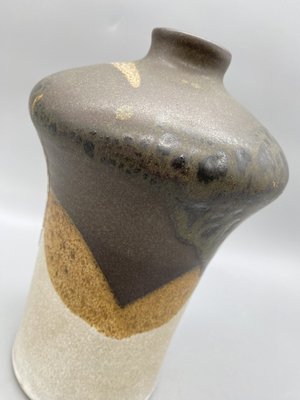 ドイツ Studio potteryの花瓶 】Fat lava 273