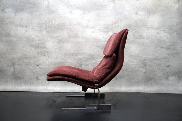 Onda Wave Lounge Chair by Giovanni Offredi for Saporiti 1970s for
