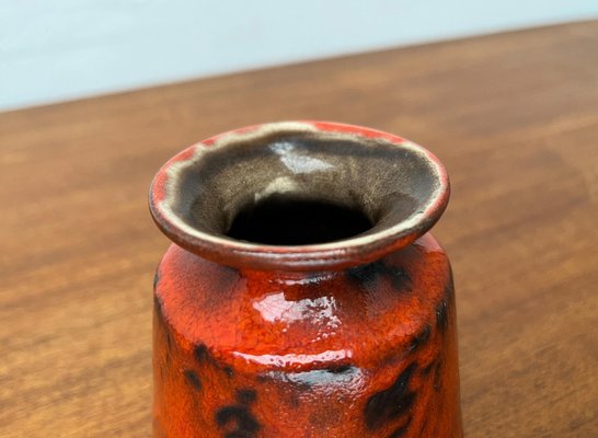 Mid-Century West German Pottery WGP Fat Lava Vase by Ilkra