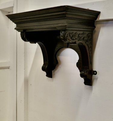Mensola sospesa a muro con cassetto Nero 80x25x8 cm | Leroy Merlin