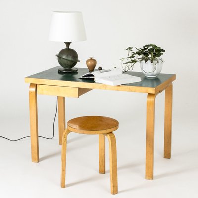 Vintage Birch Desk by Alvar Aalto for Artek, 1930s for sale at Pamono