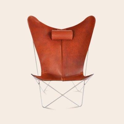Hazelnut and Steel KS Chair by OxDenmarq for sale at Pamono