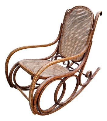 Curved Wooden Rocking Chair