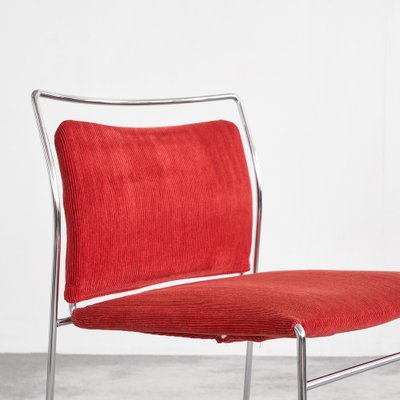 Kazuhide Takahama Tulu Chair in Red Corduroy for Simon