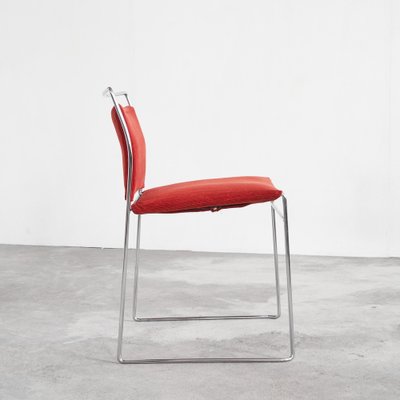 Kazuhide Takahama Tulu Chair in Red Corduroy for Simon