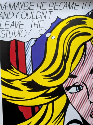 Roy Lichtenstein, M-Maybe, Original Lithographic Art Poster